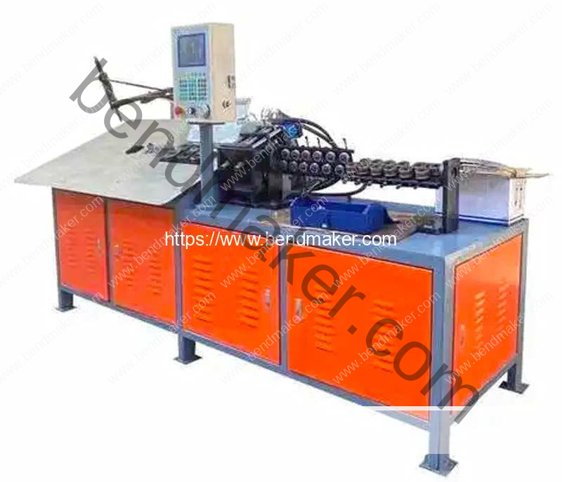 Automatic 2D Flat Steel Wire Bending Machine with Hole Punching Function