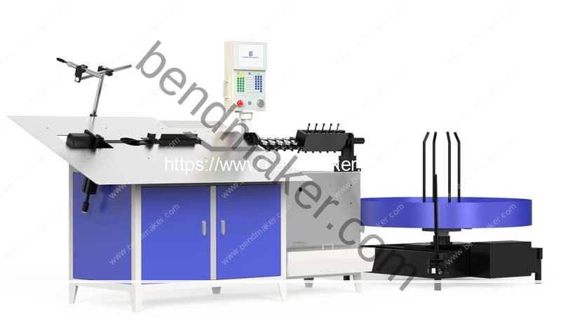 Automatic CNC 2D Wire Bending Machine with Chamfering Function