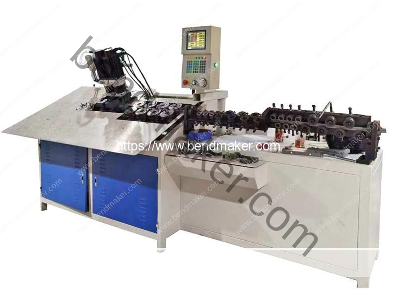 CNC 2D Flat Steel Wire Bending Machine with Hole Punching Function