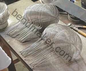 Automatic Stainless Steel Spider Strainer Skimmer Production Line Automatic Stainless Steel Spider Strainer Skimmer Production Line