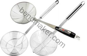 Four Wire Ladle Stainless Steel Spider Strainer Skimmer Spoon Production Line Four Wire Ladle Stainless Steel Spider Strainer Skimmer Spoon Production Line